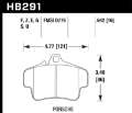 Picture of Hawk 01-05 Porsche 911 996 GT3 Cup HT-10 Race Rear Brake Pads