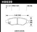 Picture of Hawk 10-15 Chevrolet Camaro 3-6L - 08-14 Cadillac CTS LTS Street Rear Brake Pads