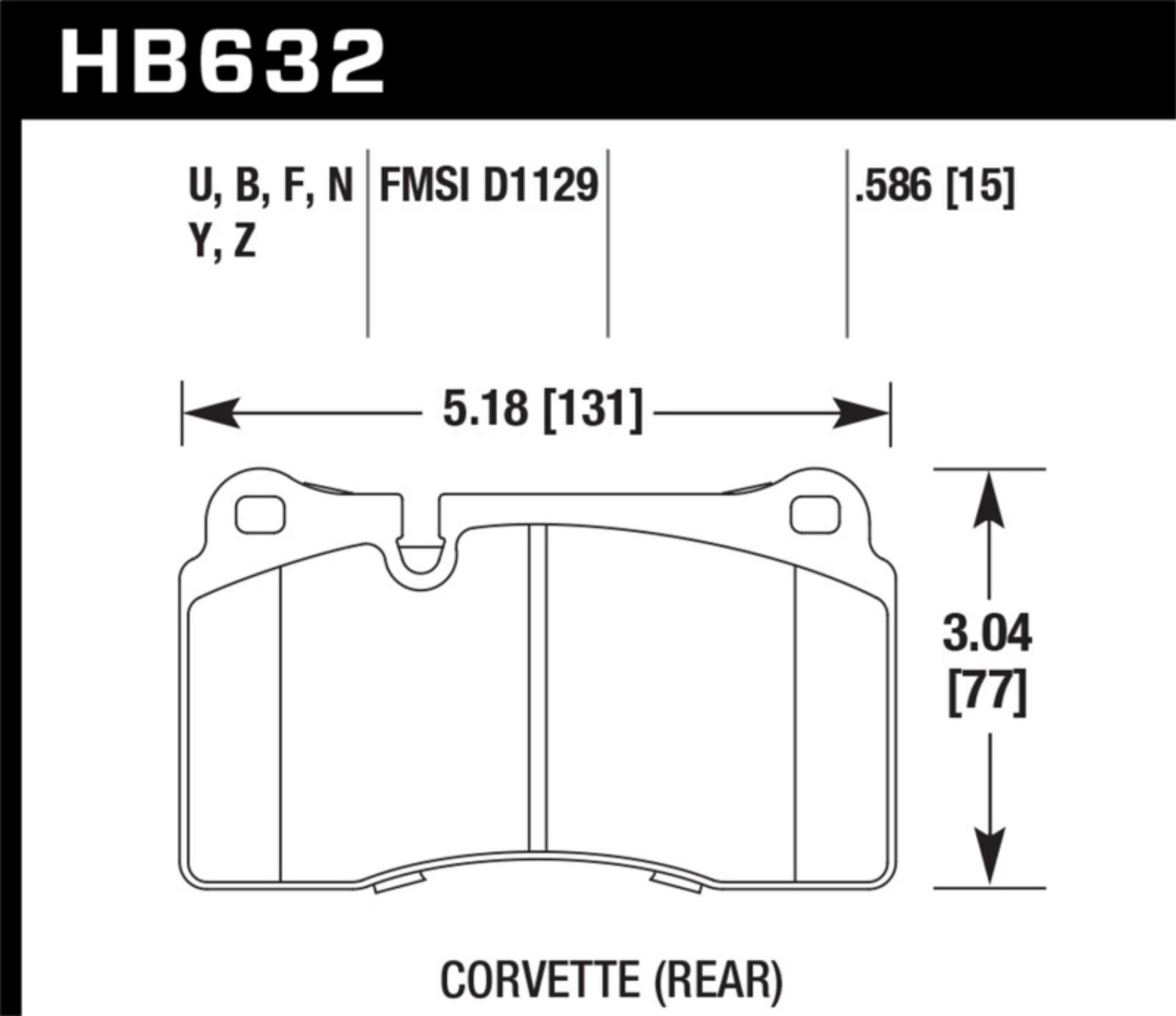 Picture of Hawk 2005 Aston Martin DB9 LTS Street Front Brake Pads