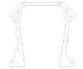 Picture of Cometic 65-91 Dodge V8 5-2L R-3 W-2 Timing Cover Gasket Set 0-018in AFM