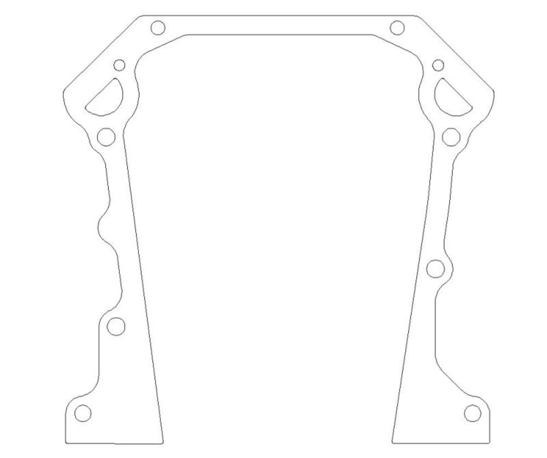 Picture of Cometic 65-91 Dodge V8 5-2L R-3 W-2 Timing Cover Gasket Set 0-018in AFM