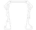 Picture of Cometic 65-91 Dodge V8 5-2L R-3 W-2 Timing Cover Gasket Set 0-018in AFM