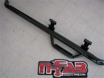 Picture of N-Fab Nerf Step 15-18 Ford F-150 Regular Cab 6-5ft Std Bed SRW - Gloss Black - Cab Length - 3in