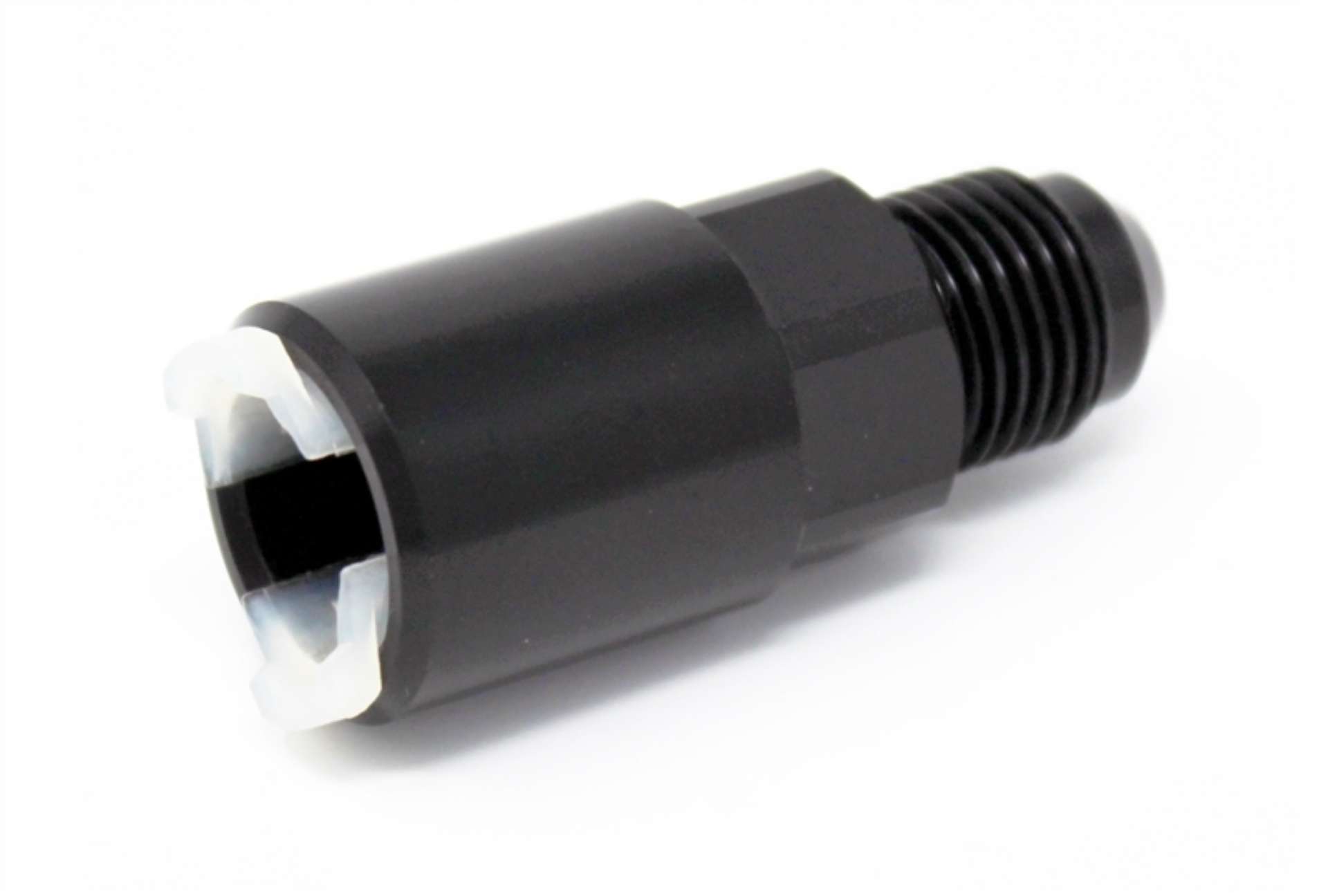 Picture of Torque Solution Push-On Quick Disconnect Adapter Fitting: 5-16in SAE to -6AN Male Flare