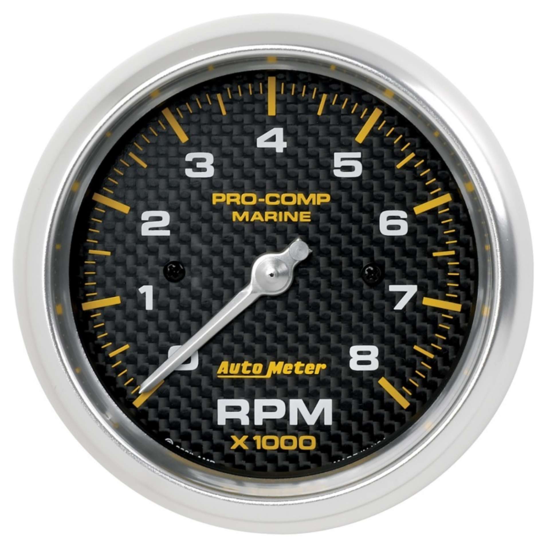 Picture of Autometer Marine Carbon Fiber 3-3-8in 8k RPM Tachometer