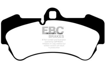 Picture of EBC 04-06 Porsche Cayenne 3-2L Bluestuff Front Brake Pads