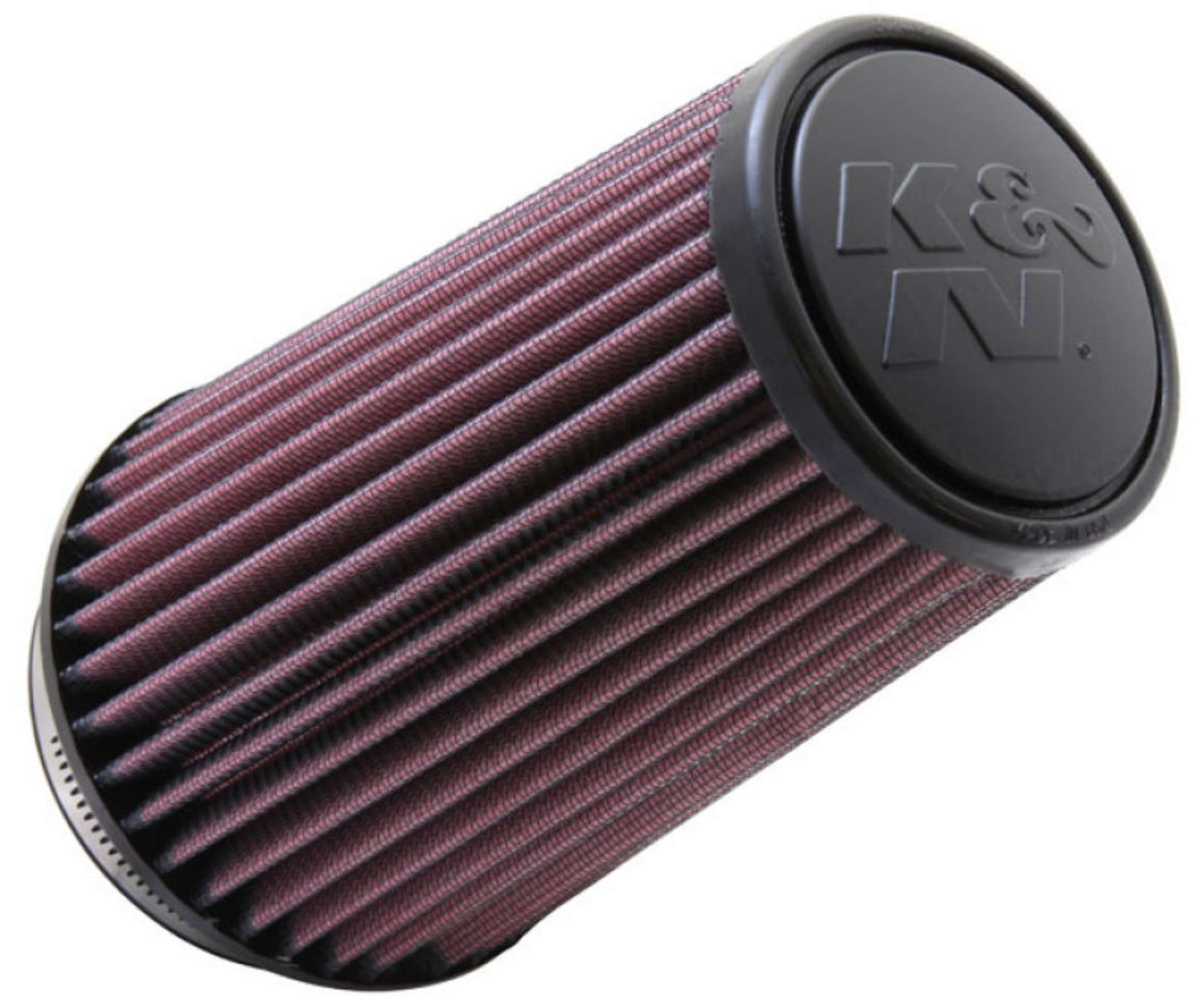 Picture of K&N Filter Universal Rubber Filter 3 1-2 inch Flange 4 5-8 inch Base 3 1-2 inch Top 7 inch Height