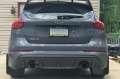 Picture of Rally Armor 12-19 Ford Focus ST - 16-19 RS Nitrous Blue UR Mud Flap w-White Logo