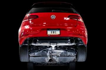 Picture of AWE Tuning 15-17 Volkswagen Golf R MK7 Track Edition Exhaust - Diamond Black Tips 102mm