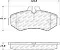 Picture of StopTech 02-11 Mercedes G500 Street Select Rear Brake Pads