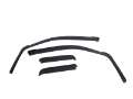 Picture of EGR 2018 jeep Wrangler JL SlimLine In-Channel WindowVisors Set of 4 - Dark Smoke