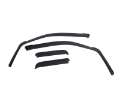 Picture of EGR 2018 jeep Wrangler JL SlimLine In-Channel WindowVisors Set of 4 - Dark Smoke