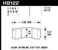 Picture of Hawk StopTech ST-60 Caliper Performance Ceramic Street Brake Pads