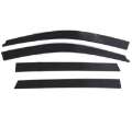 Picture of AVS 17-18 Ford F-150-F-250-F-350 SuperCab Ventvisor Low Profile Window Deflectors 4pc - Matte Black