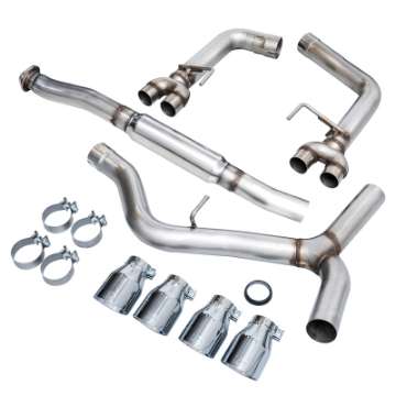 Picture of AWE Tuning Subaru WRX-STI VA-GV Sedan Track Edition Exhaust - Chrome Silver Tips 102mm