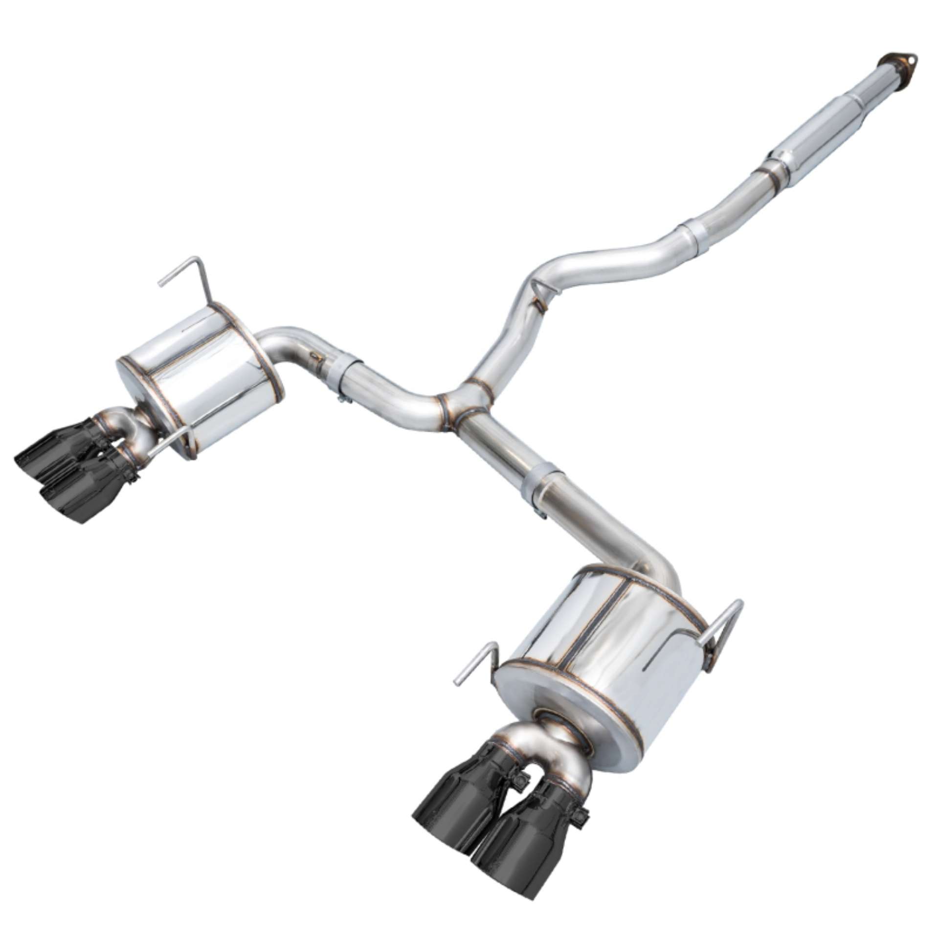 Picture of AWE Tuning Subaru STI VA - WRX GV - STI GV Sedan Touring Edition Exhaust - Diamond Black Tip 102mm