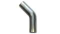 Picture of Vibrant 1in OD T304 SS 45 Deg Mandrel Bend 5in Leg Length 2in Centerline Radius