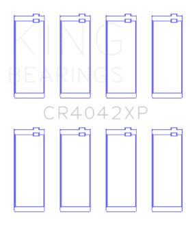 Picture of King BMW M40-M42-M43-M44 1-6L-1-8L-1-9L Size -026 Connecting Rod Bearings Set of 4