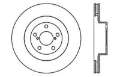 Picture of StopTech 02-10 Subaru WRX Slotted & Drilled Right Front Rotor exc- STi