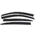 Picture of AVS 15-18 Chevrolet Tahoe-GMC Yukon Ventvisor Low Profile Deflectors 4pc - Smoke w-Chrome Trim