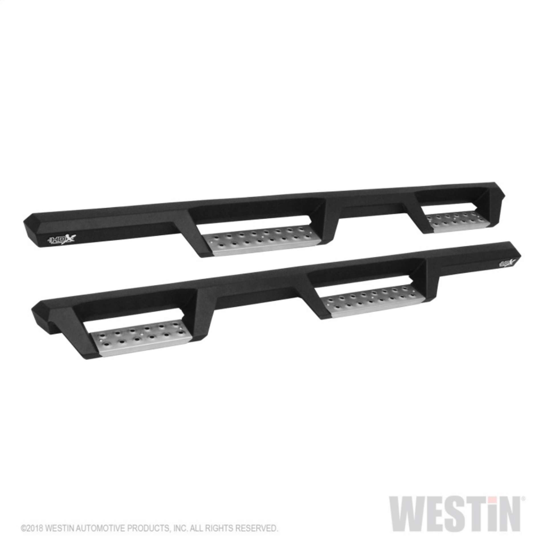 Picture of Westin-HDX 2018 Jeep Wrangler JL Unlimited Drop Nerf Step Bars - Textured Black