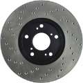 Picture of StopTech 06-18 Honda Civic Cryo Drilled Sport Left Front Rotor