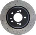 Picture of StopTech 00-03 BMW M5 E39 Slotted & Drilled Left Rear Rotor