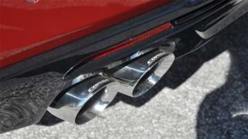 Picture of Corsa 16-18 Chevy Camaro SS 147 Xtreme+ 2-75in Cat-Back Dual Rear Exit w- Single 4-5in Polished Tips