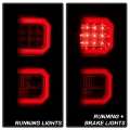 Picture of Spyder 07-13 Toyota Tundra V2 Light Bar LED Tail Lights - Red Clear ALT-YD-TTU07V2-LB-RC