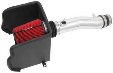 Picture of Spectre 16-18 Toyota Tacoma V6-3-5L F-I Air Intake Kit - Polished w-Red Filter