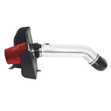 Picture of Spectre 09-12 GM Truck V8-4-8-5-3-6-0L F-I Air Intake Kit - Polished w-Red Filter