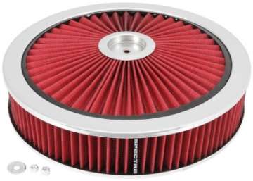 Picture of Spectre ExtraFlow HPR Air Cleaner Assembly 14in- x 3in- - Red