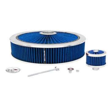 Picture of Spectre ExtraFlow Filter Custom Assembly Value Pack 14in- x 3in- - Blue