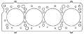 Picture of Cometic Lancia-Fiat Delta-Tempra 85mm -066 inch MLS 8-16 Valves-5 Layer