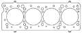 Picture of Cometic Lancia-Fiat Delta-Tempra 85mm -066 inch MLS 8-16 Valves-5 Layer