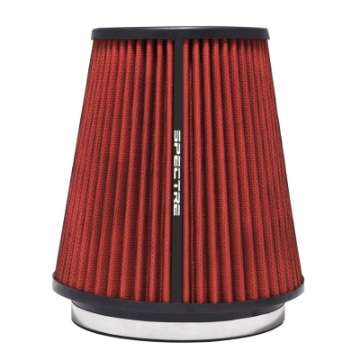 Picture of Spectre HPR Conical Air Filter 6in- Flange ID - 7-719in- Base OD - 8-5in- Tall - Red