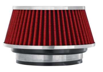 Picture of Spectre Adjustable Conical Air Filter 2-1-2in- Tall Fits 3in- - 3-1-2in- - 4in- Tubes - Red