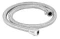 Picture of Spectre Stainless Steel Flex Fuel Line 3-8in- ID - 3ft- w-Chrome Clamps