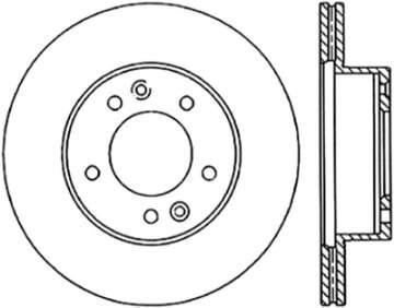 Picture of StopTech 89-92 Mazda RX-7 Slotted & Drilled Left Front Rotor