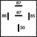 Picture of Hella Relay 12V 40A SPST D87 Bkt