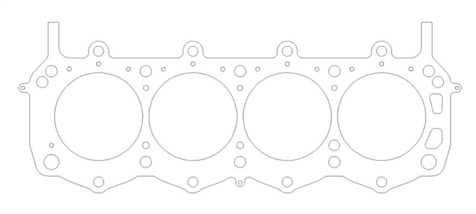 Picture of Cometic Ford Man-O-War 6 Bolt 10 Degree Heads 4-180in Bore -040in MLS Head Gasket