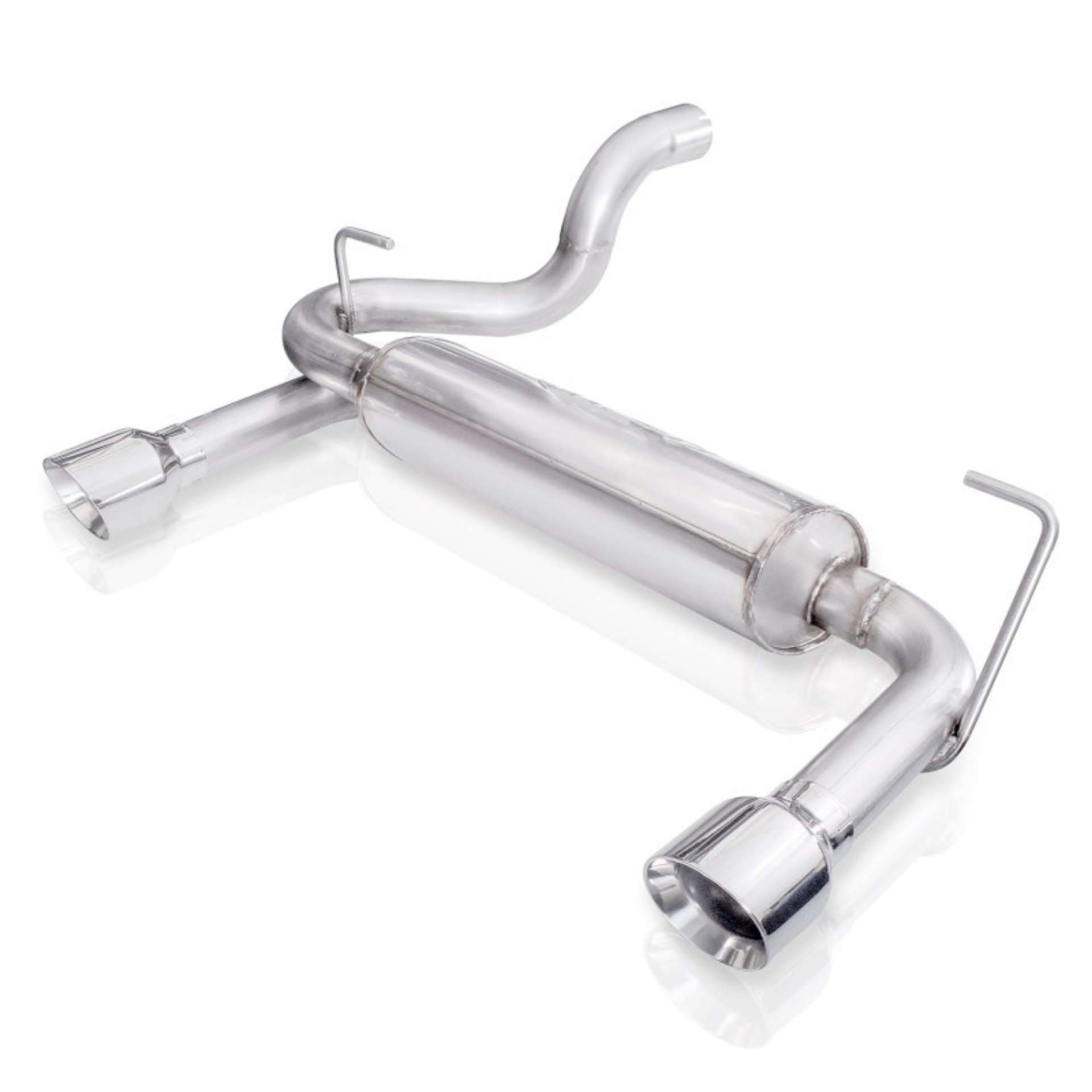 Picture of Stainless Works 2018+ Jeep Wrangler JL 304SS Factory Connect 2-5in Axle Back Exhaust System