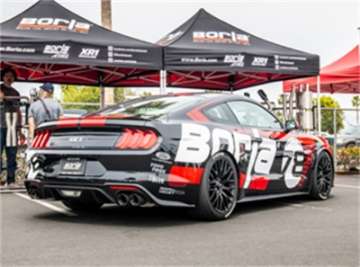 Picture of Borla 2018 Ford Mustang GT 5-0L AT-MT w-o Valves ATAK 3in Cat-Back Exhaust w-Carbon Fiber Tips