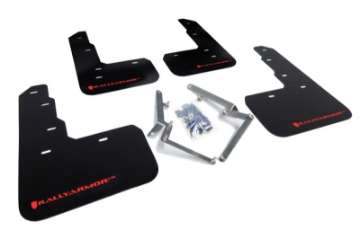 Picture of Rally Armor 17-22 Honda Civic Type R Black UR Mud Flap w-Red Logo