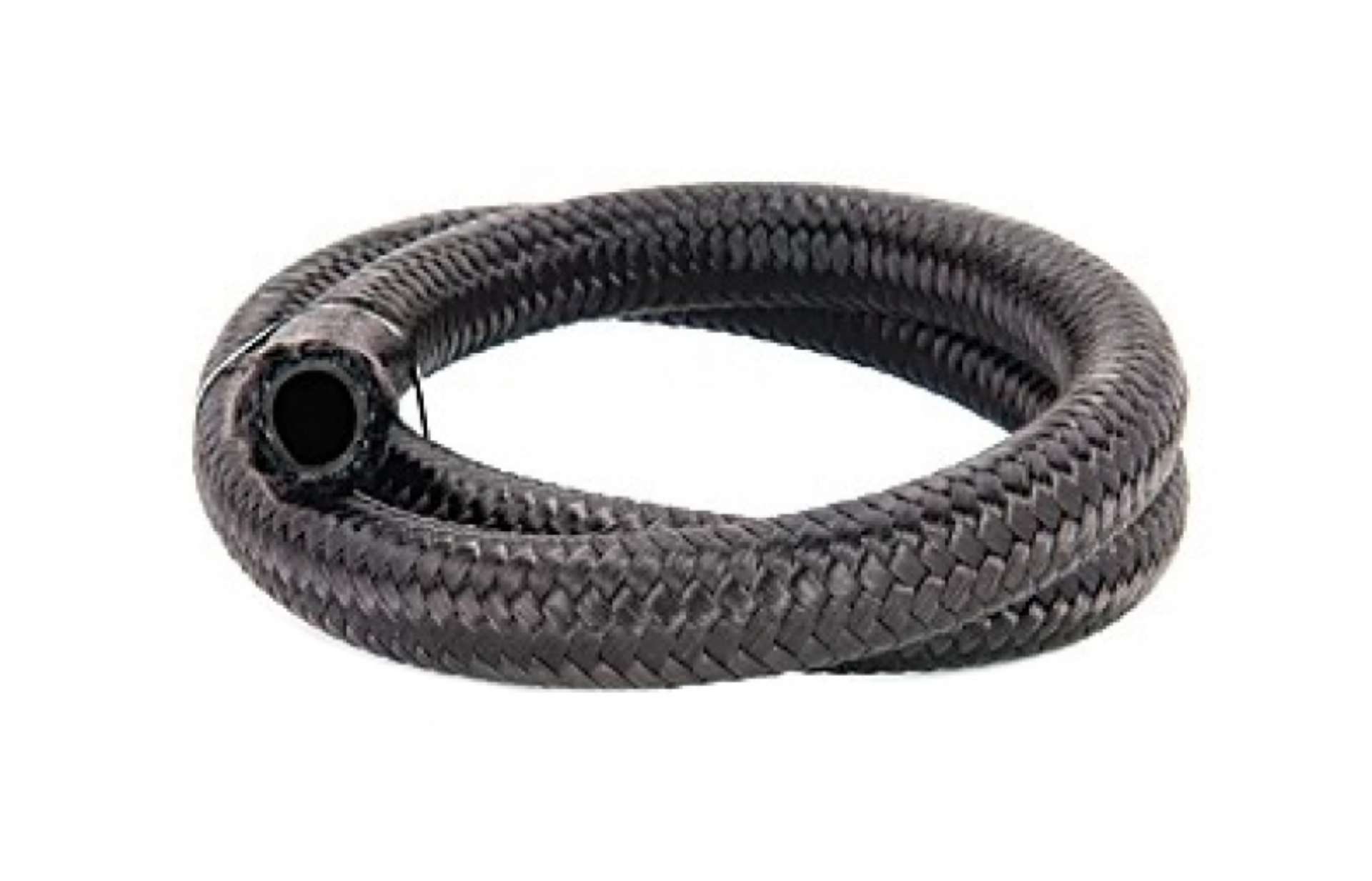 Picture of Torque Solution Nylon Braided Rubber Hose -10AN 10ft 0-56in ID