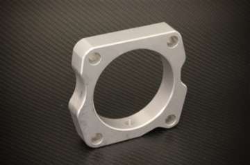 Picture of Torque Solution Throttle Body Spacer Silver - 05-14 Honda Odyssey