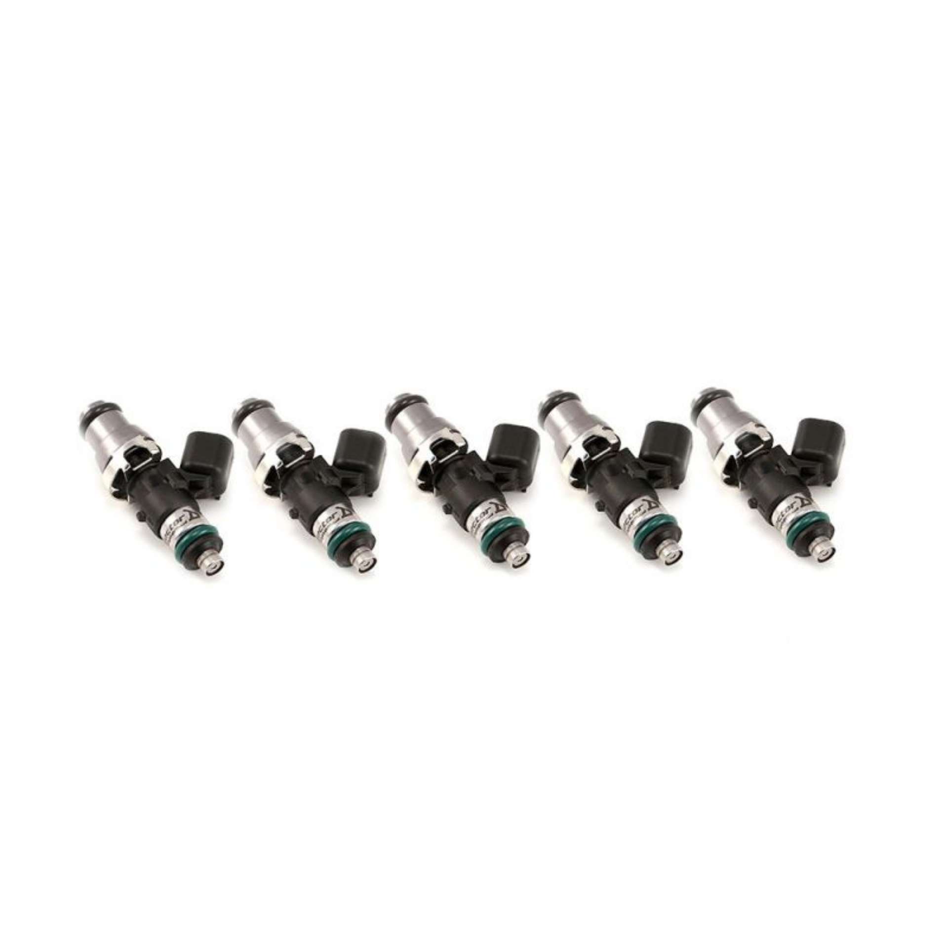 Picture of Injector Dynamics ID1050X Injectors - 48mm Length - 14mm Top - 14mm Lower Set of 5