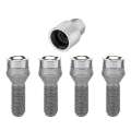 Picture of McGard Wheel Lock Bolt Set - 4pk- Cone Seat M14X1-5 - 19mm Hex - 31-0mm Shank Length - Chrome