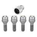 Picture of McGard Wheel Lock Bolt Set - 4pk- Cone Seat M12X1-5 - 17mm Hex - 25-5mm Shank Length - Chrome