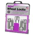 Picture of McGard Wheel Lock Bolt Set - 4pk- Radius Seat M14X1-5 - 17mm Hex - 45-0mm Shank Length - Chrome